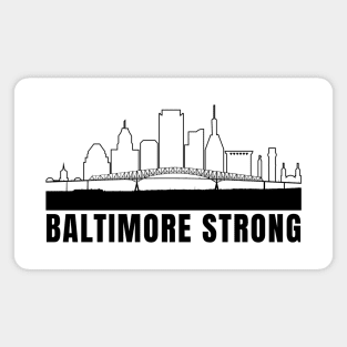 Baltimore Strong - Francis Scott Key Bridge Magnet